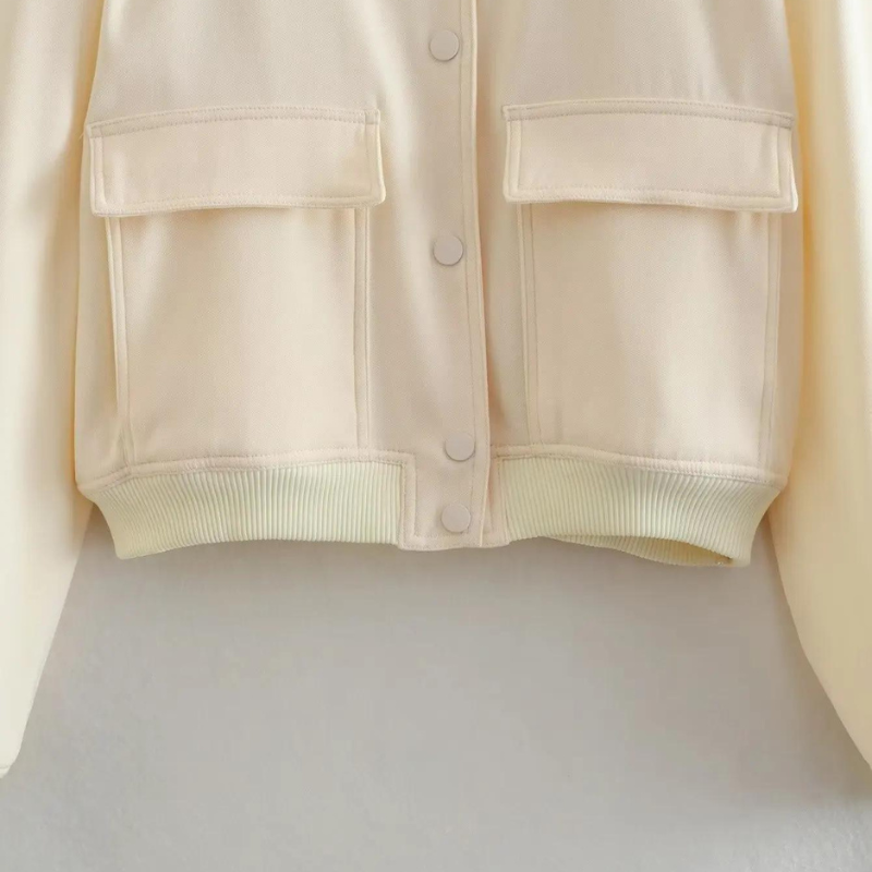WW | Bomber Jacket with Pockets Regular Fit Essential
