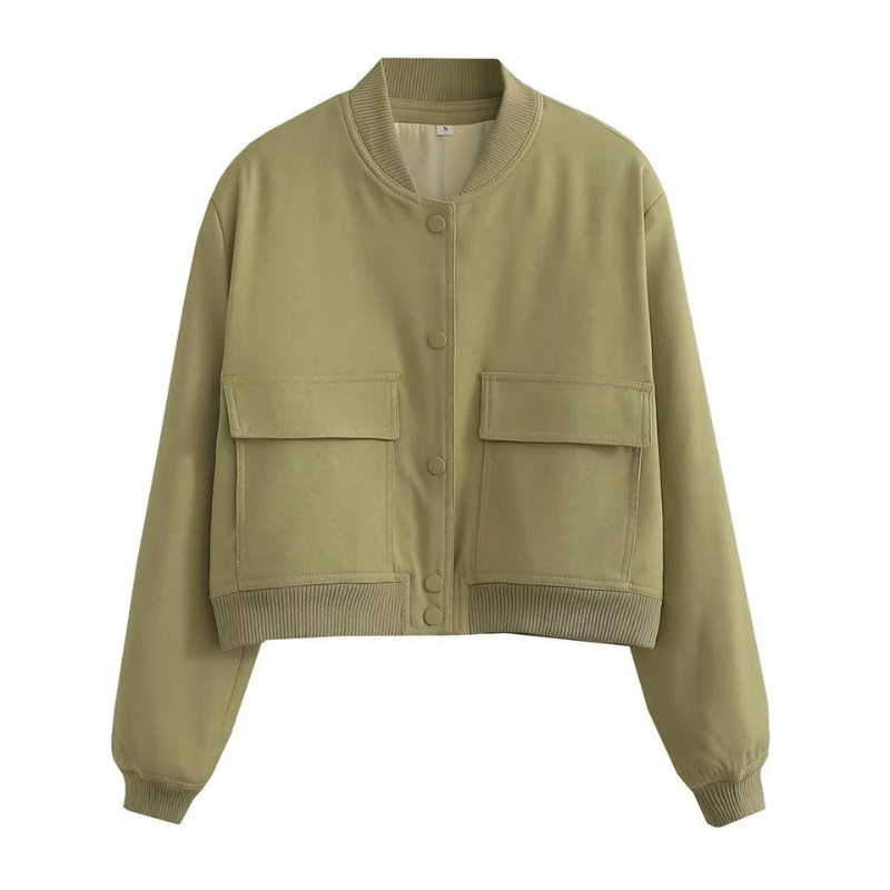 WW | Bomber Jacket with Pockets Regular Fit Essential