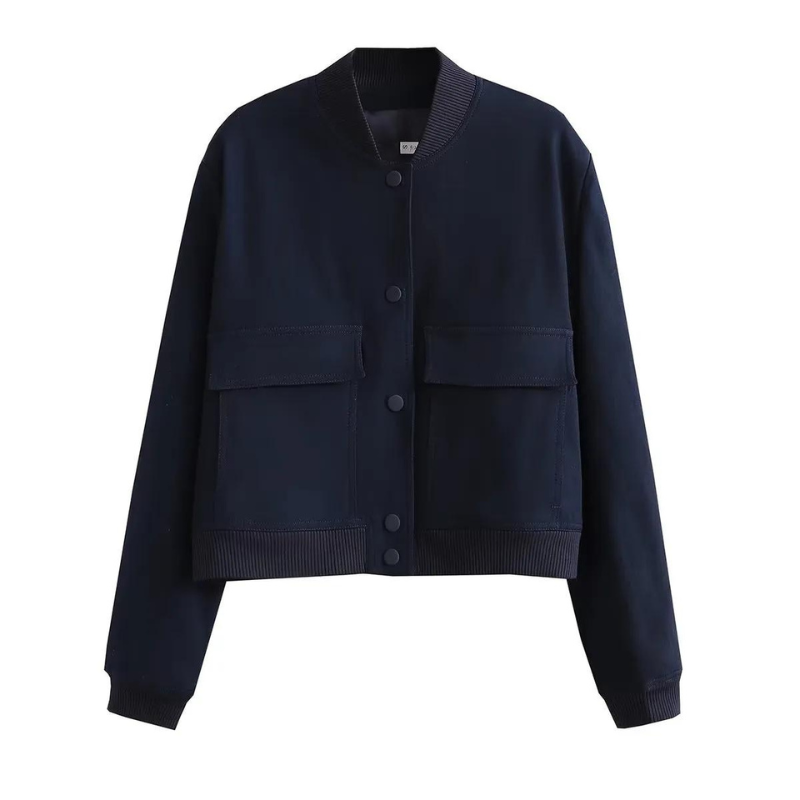 WW | Bomber Jacket with Pockets Regular Fit Essential