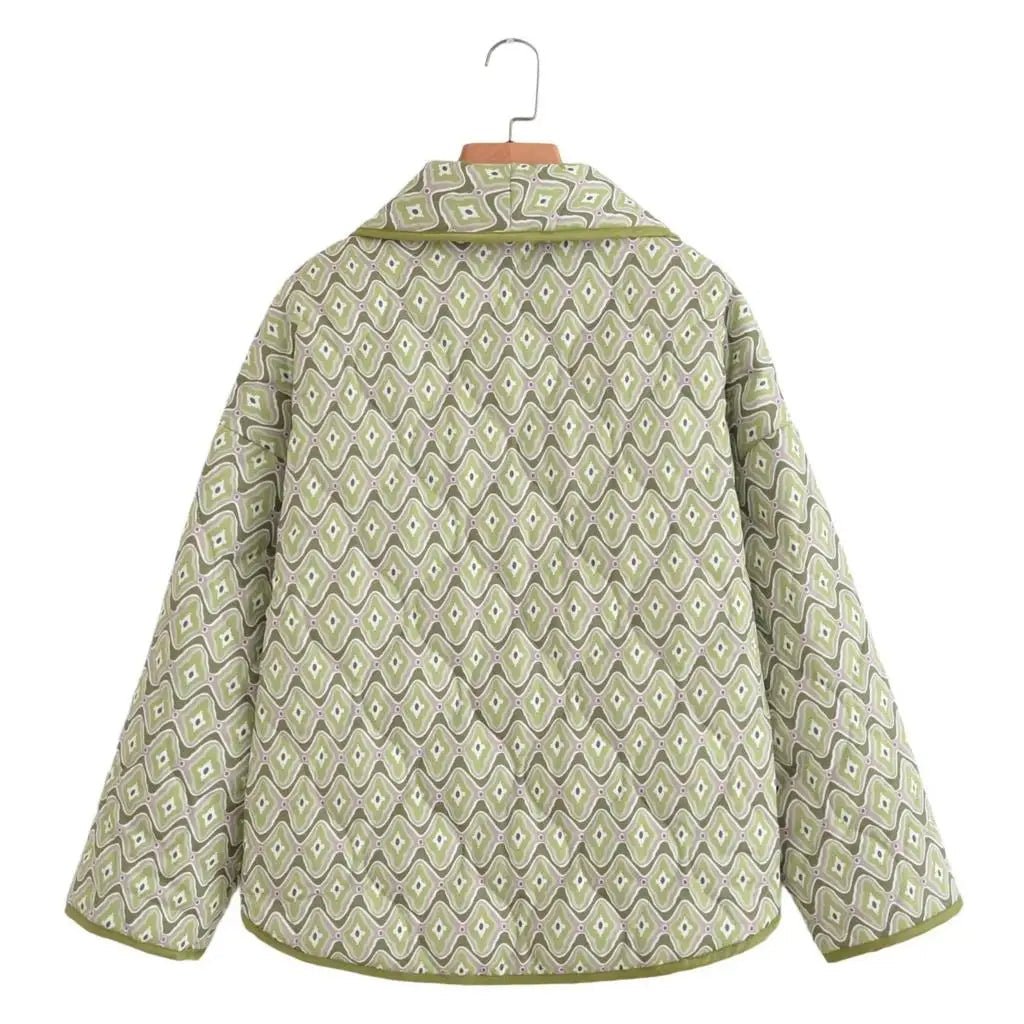 WW | Steppjacke - Leichter Boho-Stil - Lockere Passform - Vielseitige Schicht