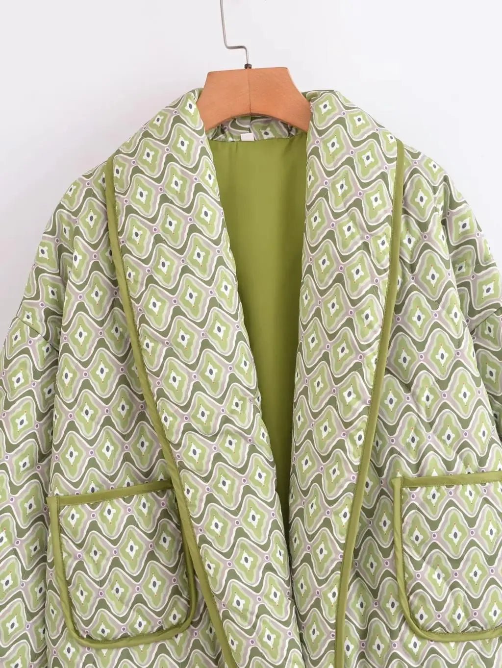 WW | Steppjacke - Leichter Boho-Stil - Lockere Passform - Vielseitige Schicht