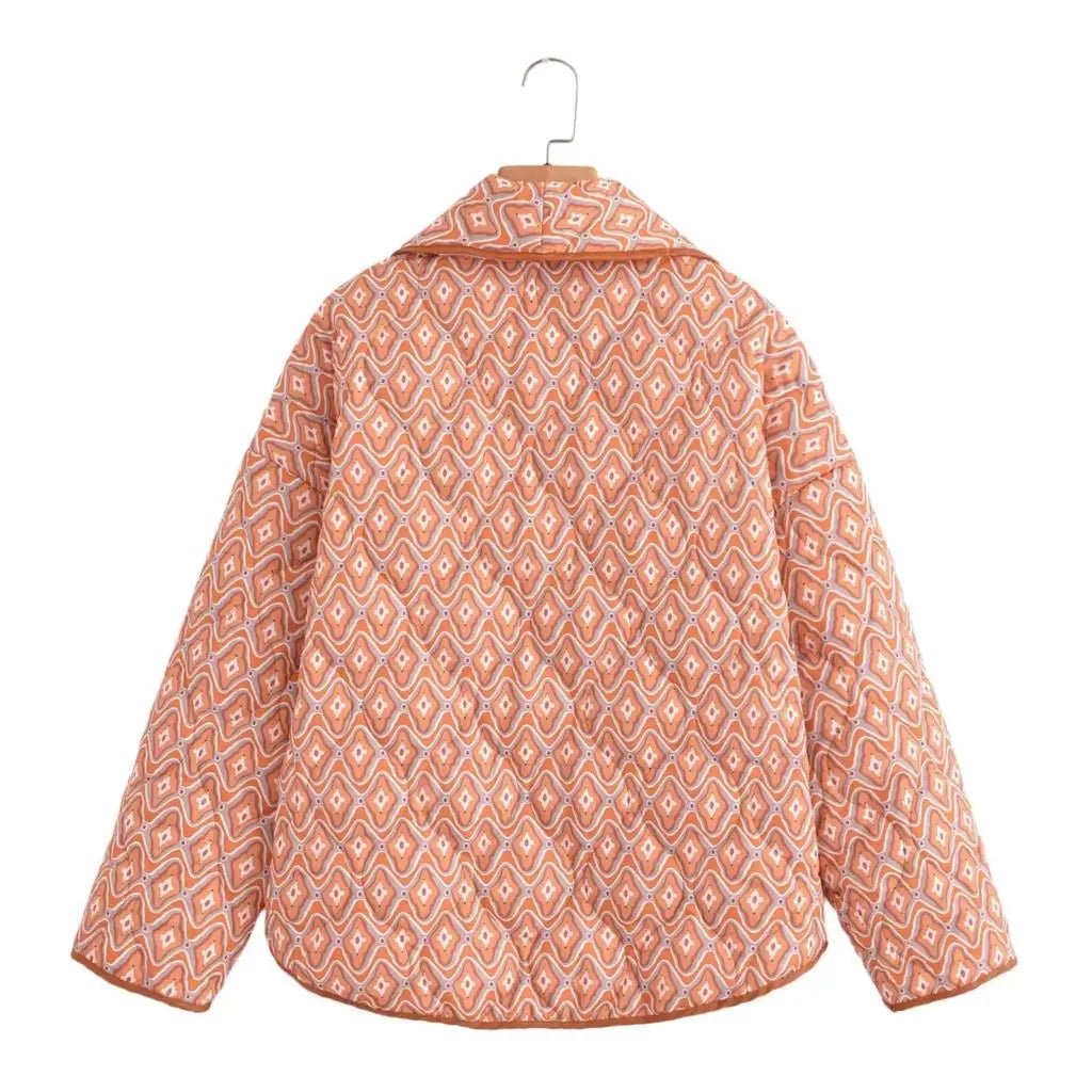 WW | Steppjacke - Leichter Boho-Stil - Lockere Passform - Vielseitige Schicht