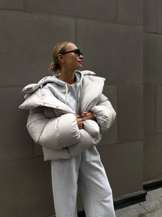 WW | Parka - Lange Damenjacke Winter mit langen Ärmeln