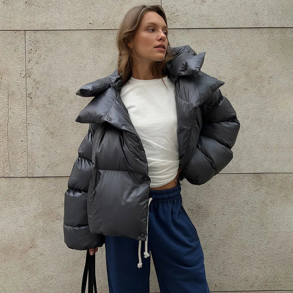 WW | Parka - Long women's winter jacket with long sleeves