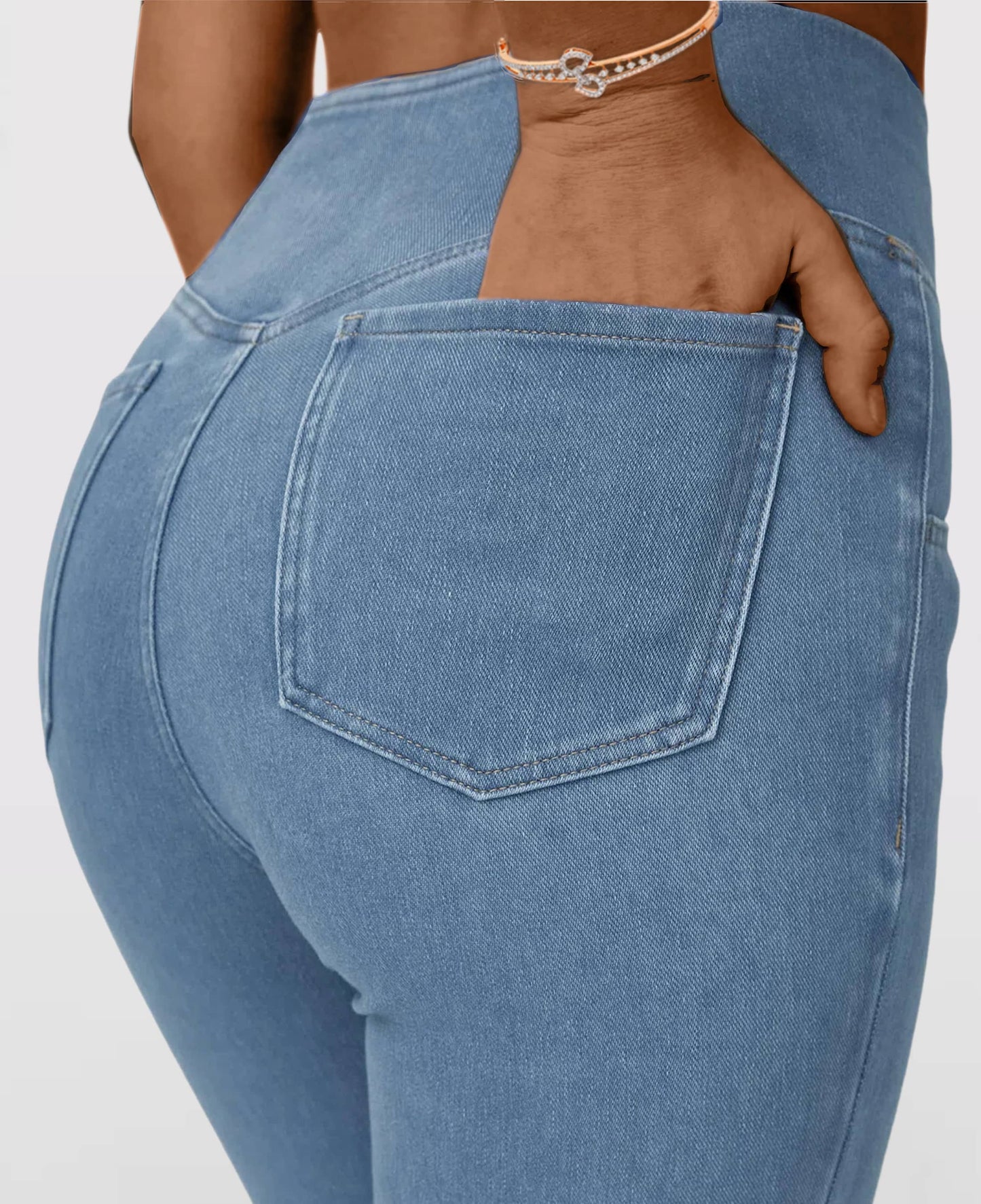 WW | Dehnbare Jeans mit hoher Taille