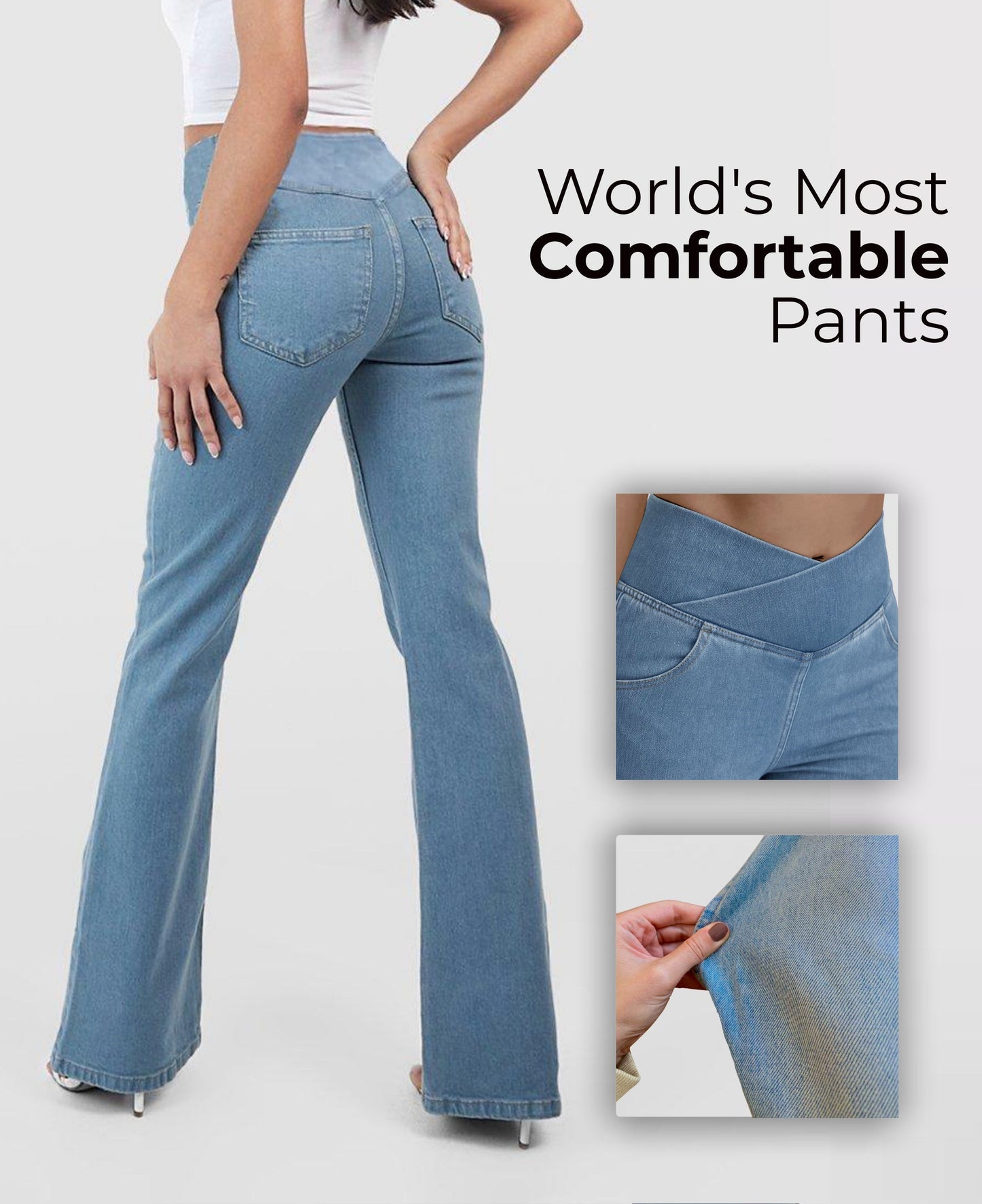 WW | Dehnbare Jeans mit hoher Taille