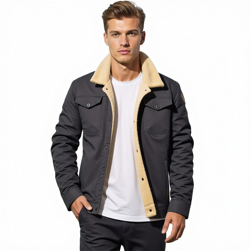 WW | Winter Bomberjacke Vintage Stil - Warm gefüttert für Freizeit und Alltag