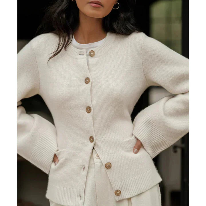 WW | Cardigan Chic in Elfenbein Einfach und Bequem
