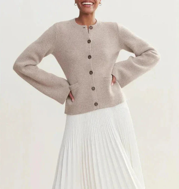 WW | Cardigan Chic in Elfenbein Einfach und Bequem