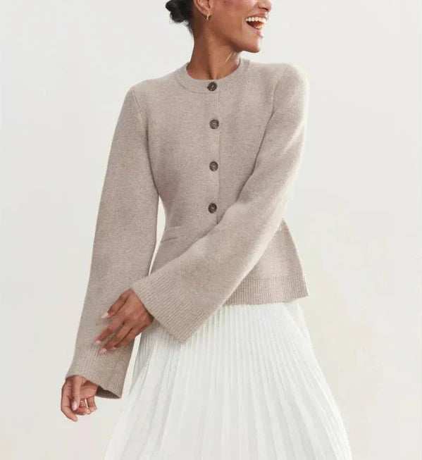 WW | Cardigan Chic in Elfenbein Einfach und Bequem