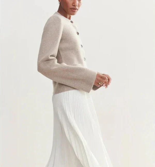 WW | Cardigan Chic in Elfenbein Einfach und Bequem
