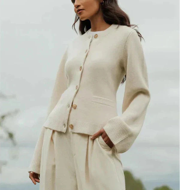 WW | Cardigan Chic in Elfenbein Einfach und Bequem
