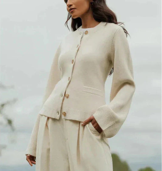 WW | Cardigan Chic in Elfenbein Einfach und Bequem