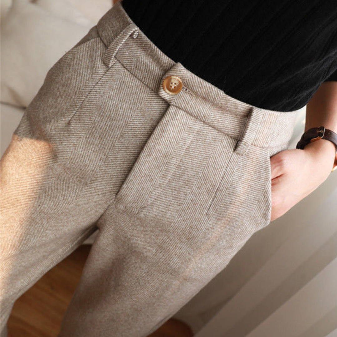 WW | women's trousers made of cotton and linen