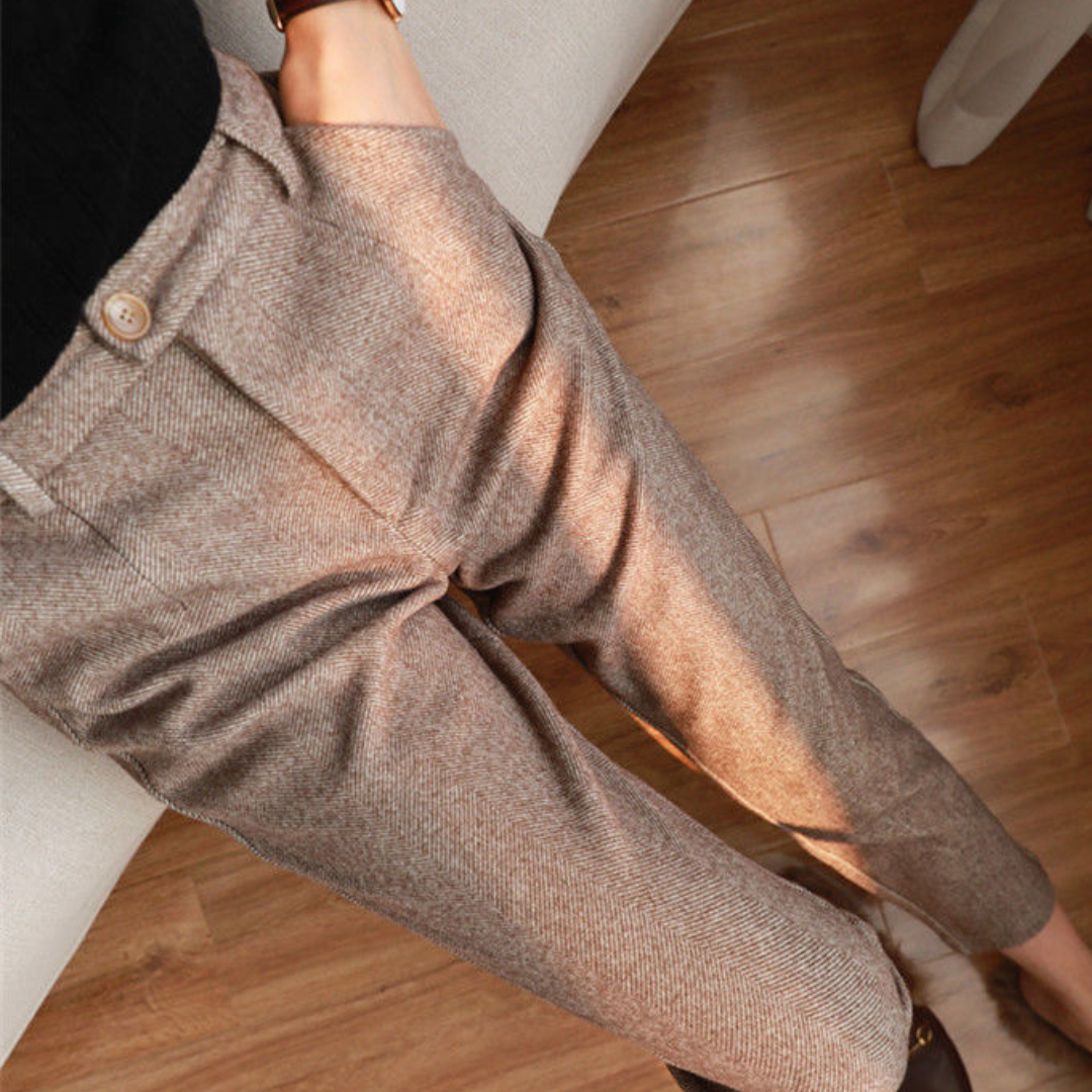 WW | women's trousers made of cotton and linen