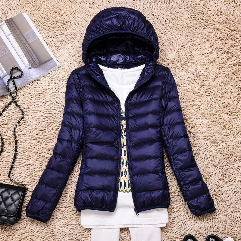 WW | Kapuze Leichtgewicht Pufferjacke Winterjacken Damen