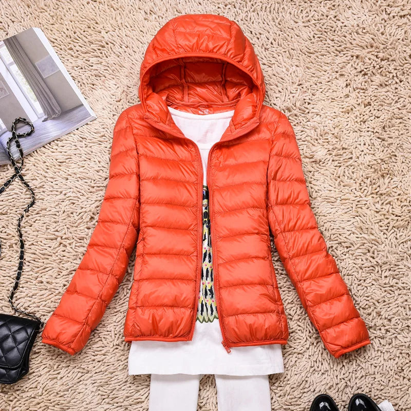 WW | Kapuze Leichtgewicht Pufferjacke Winterjacken Damen