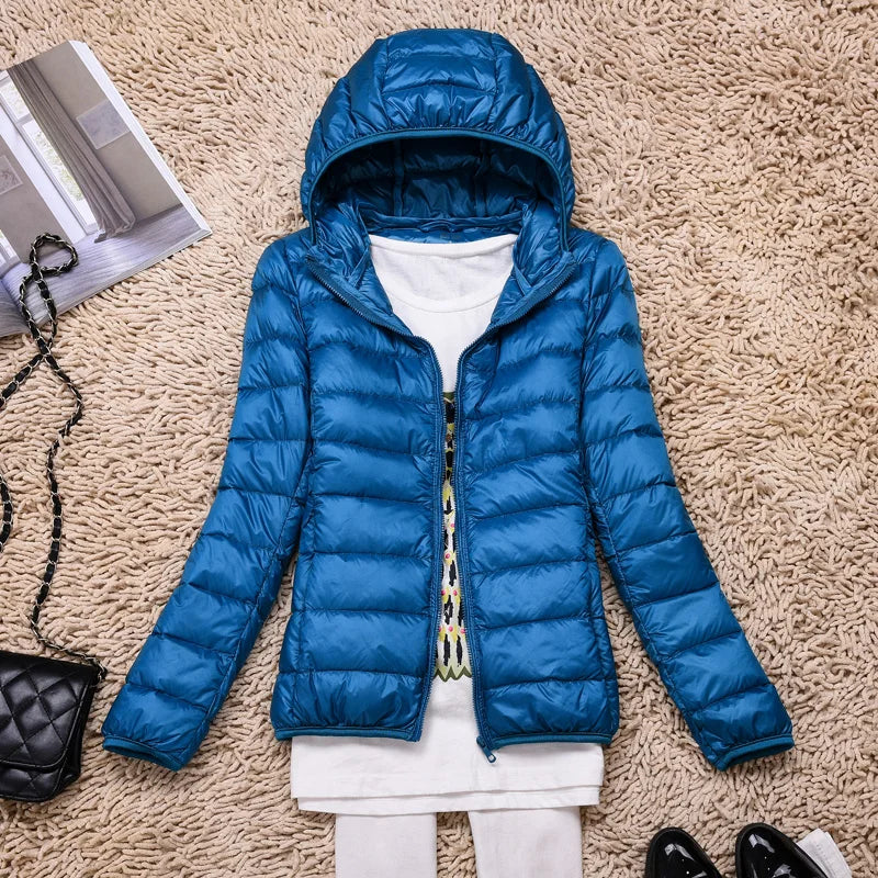 WW | Kapuze Leichtgewicht Pufferjacke Winterjacken Damen