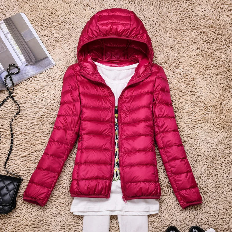 WW | Kapuze Leichtgewicht Pufferjacke Winterjacken Damen