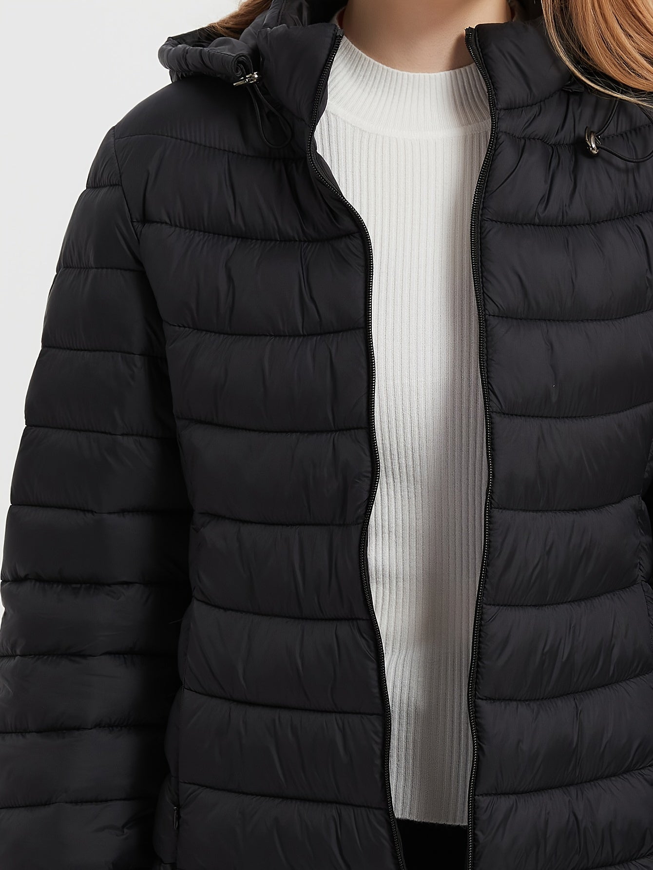 WW | Kapuze Leichtgewicht Pufferjacke Winterjacken für Damen