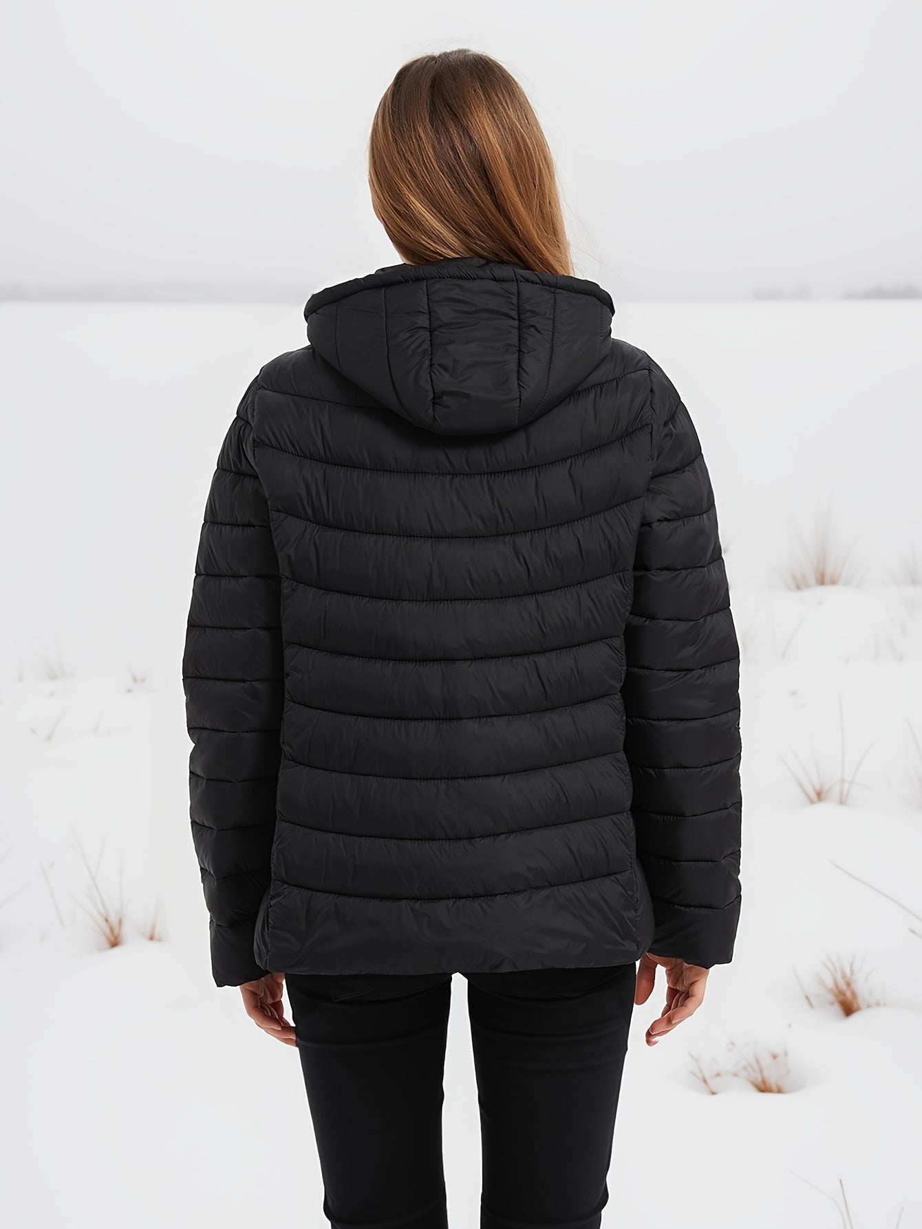 WW | Kapuze Leichtgewicht Pufferjacke Winterjacken für Damen