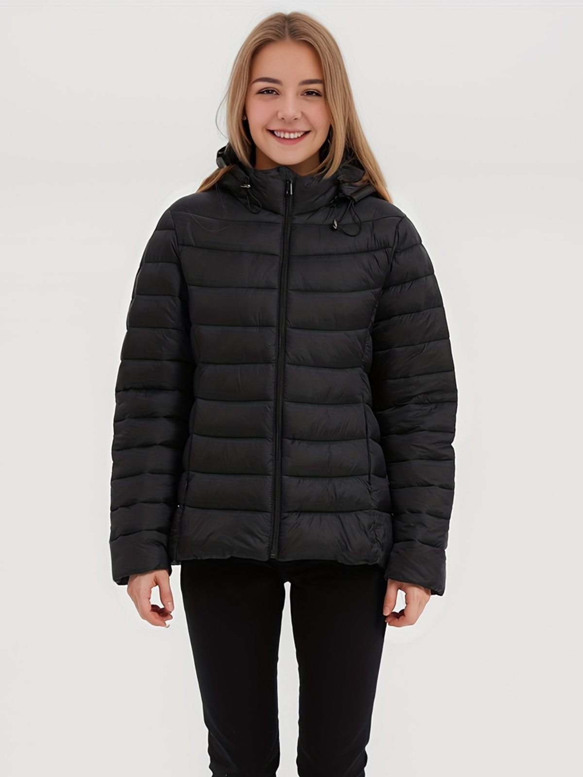 WW | Kapuze Leichtgewicht Pufferjacke Winterjacken für Damen