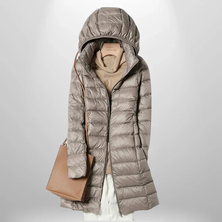 WW | Leichtgewicht mit Kapuze Pufferjacke Winterjacke für Damen