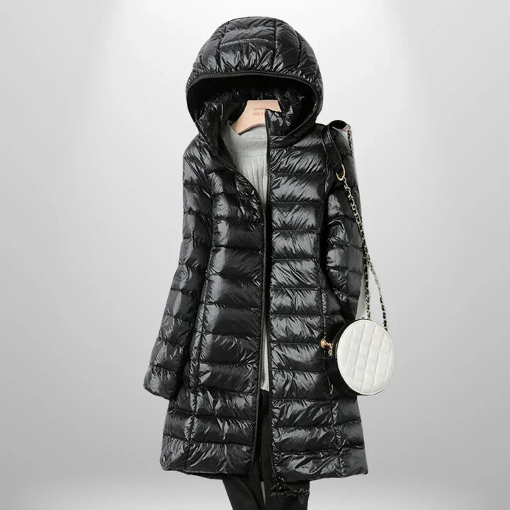 WW | Leichtgewicht mit Kapuze Pufferjacke Winterjacke für Damen