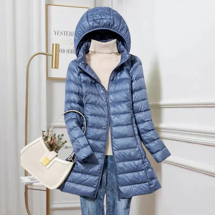 WW | Leichtgewicht mit Kapuze Pufferjacke Winterjacke für Damen