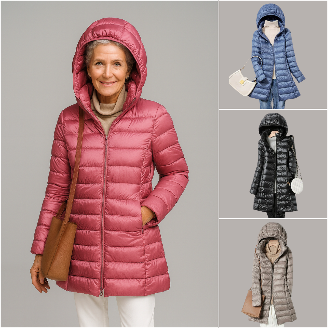 WW | Leichtgewicht mit Kapuze Pufferjacke Winterjacke für Damen