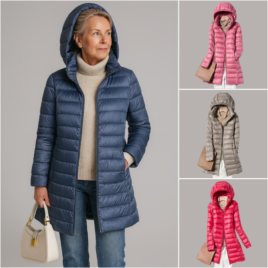 WW | Leichtgewicht mit Kapuze Pufferjacke Winterjacke für Damen