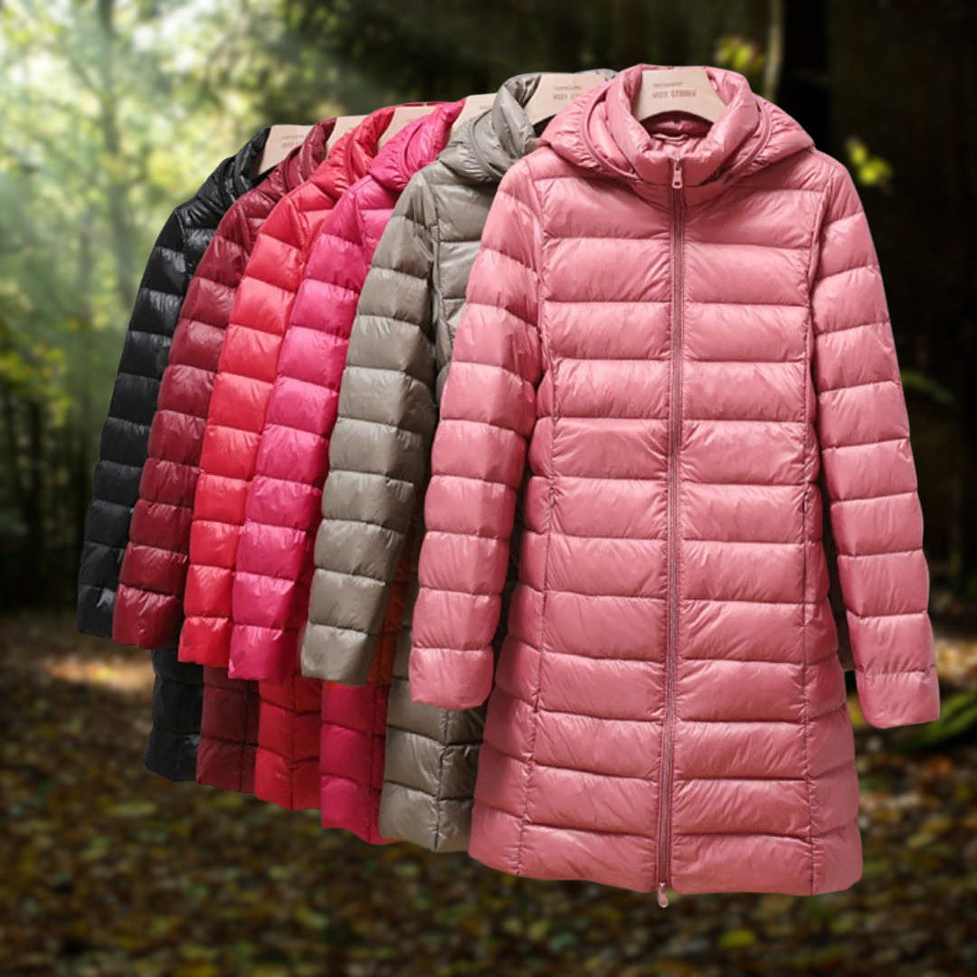 WW | Leichtgewicht mit Kapuze Pufferjacke Winterjacke für Damen
