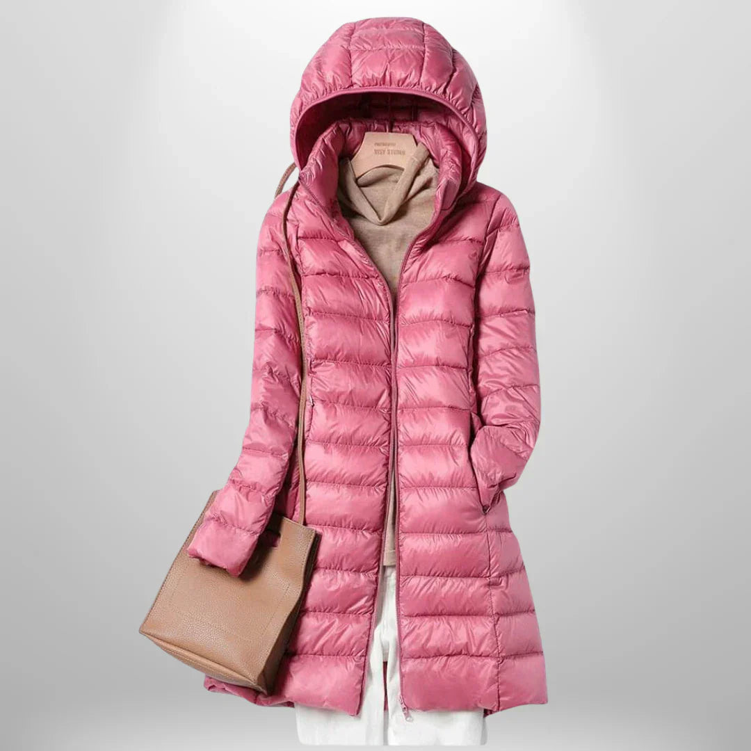 WW | Leichtgewicht mit Kapuze Pufferjacke Winterjacke für Damen