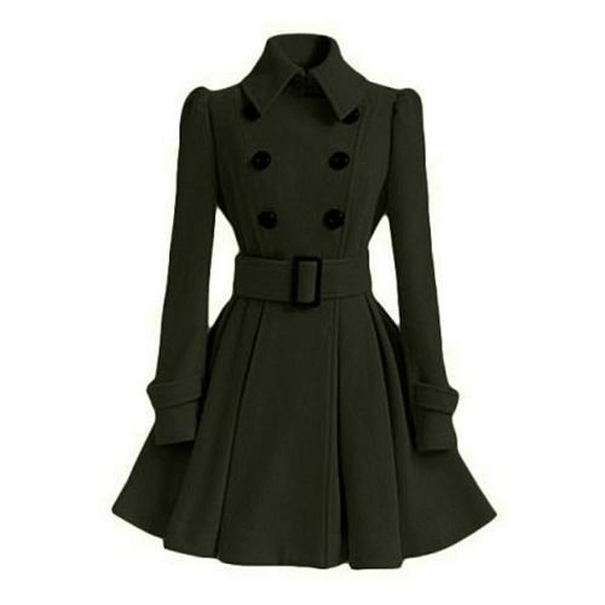 WW | Doppelreihiger Damen Windbreaker Trenchcoat