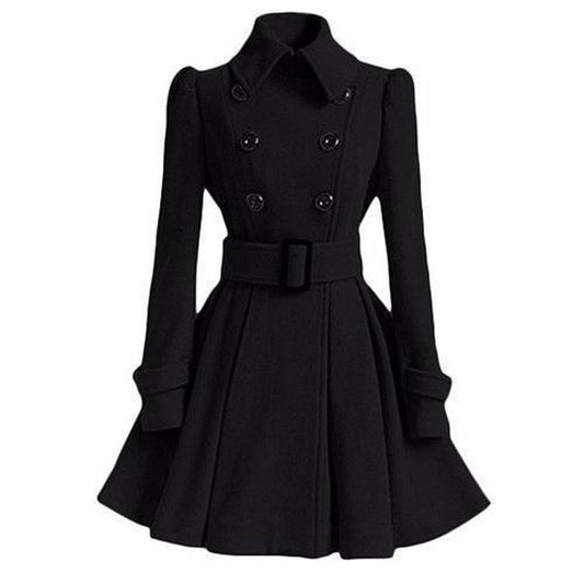 WW | Doppelreihiger Damen Windbreaker Trenchcoat