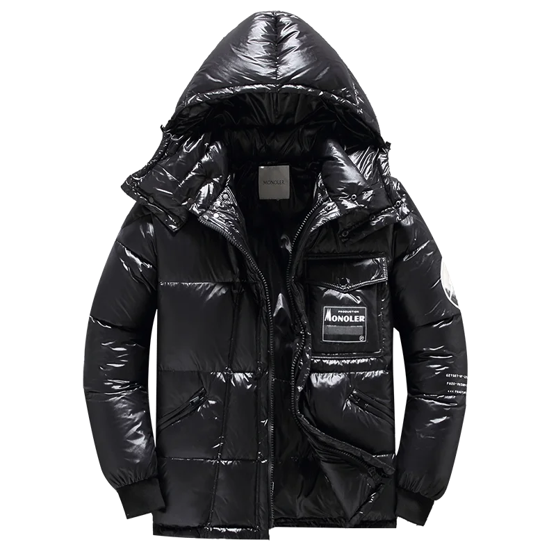 WW | Herren Winter Steppjacke mit Kapuze