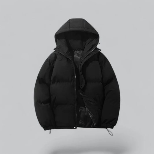 WW | Klassische unisex Daunenjacke mit Reißverschluss für den Winter Kapuze