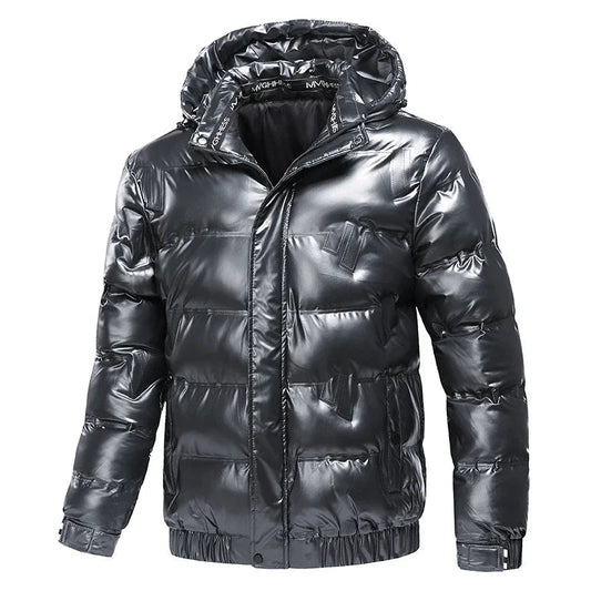 WW | Elegante Steppjacke mit Kapuze für Herren Winter