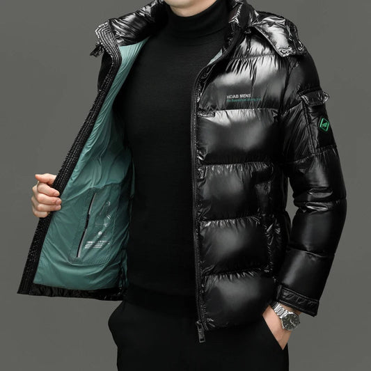 WW | Elegante Daunenjacke für Herren Mit langen Ärmeln