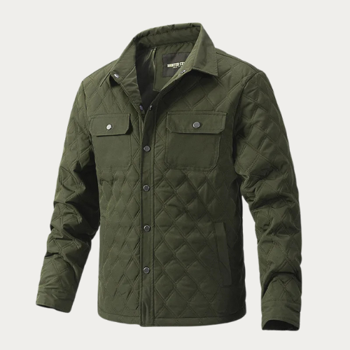 WW | Moderne Gepolsterte Jacke mit Fronttaschen für Herren