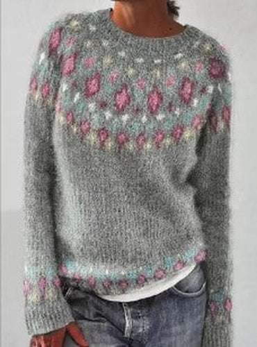 WW | Chic Patterned Knit Sweater