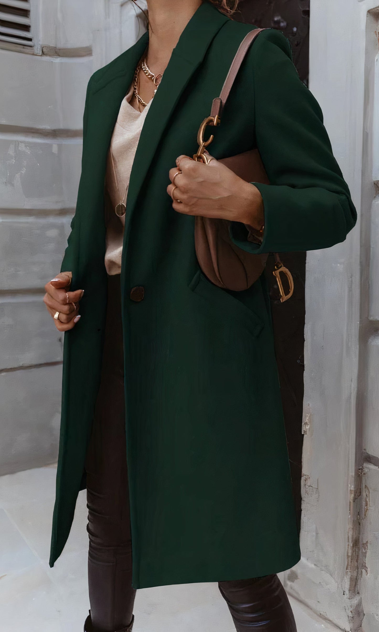 WW | Elegant long coat for women