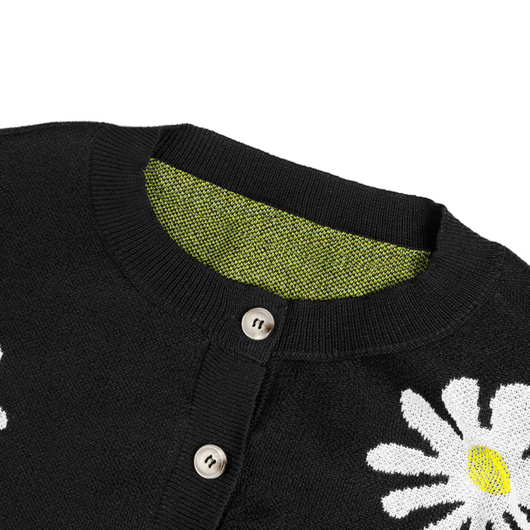 WW | Warm Knitted Women's Vest with Buttons