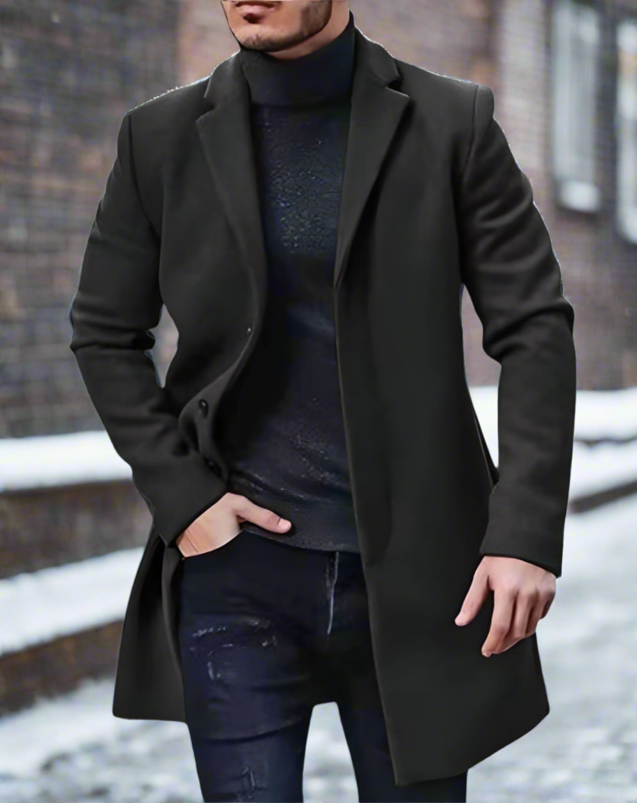 WW | High-quality, buttonable men's coat
