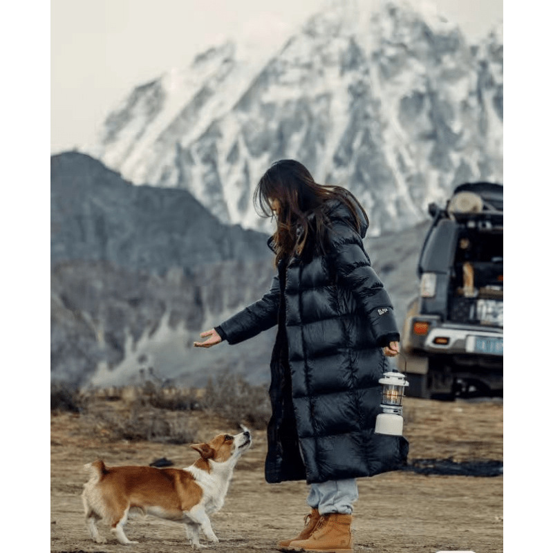 WW | Warme, wasserdichte Daunen-Winterjacke für Damen