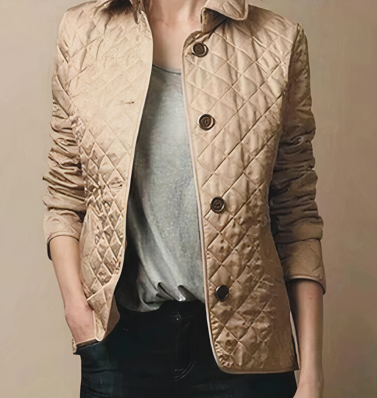 WW | Seiden- und Baumwolljacke für Frauen, elegant, schick und bequem