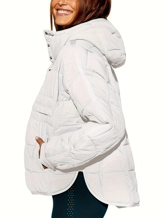 WW | Warmer, casual women's hooded coat
