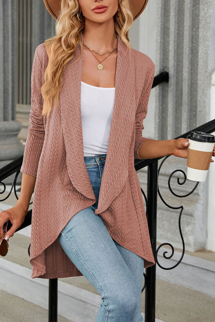WW | Lockere Strickjacke mit Revers