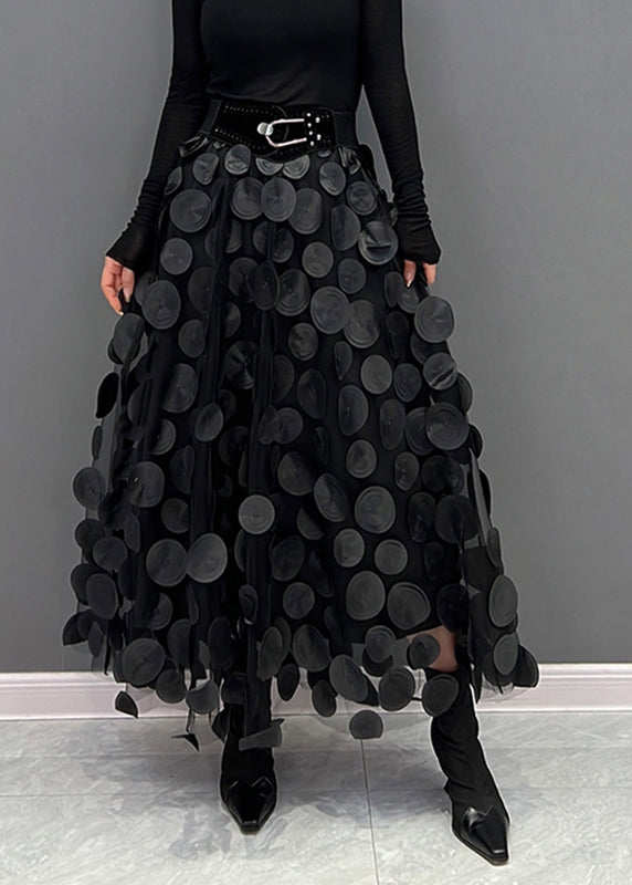 WW | Schicker Rock aus Polka Dot und Tüll Patchwork