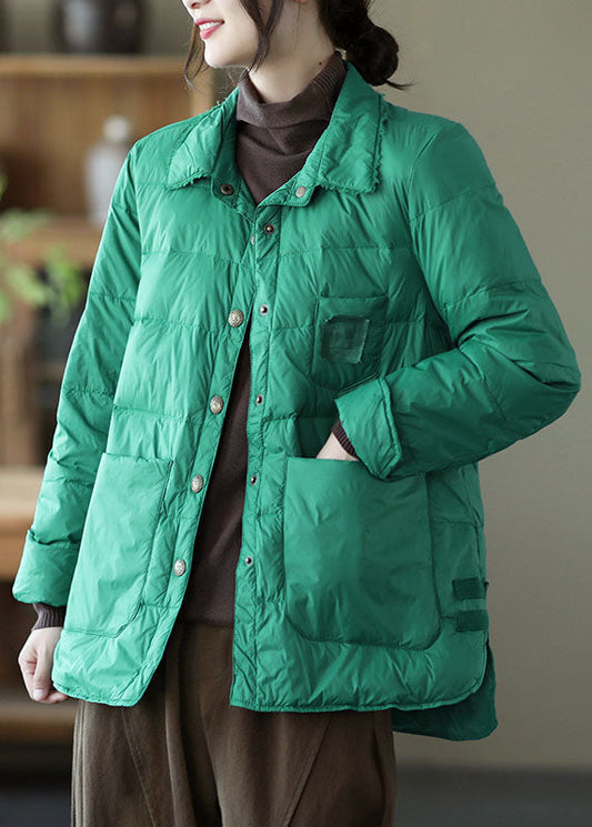 WW | Grüne Taschen Lässige Winter Daunenjacken